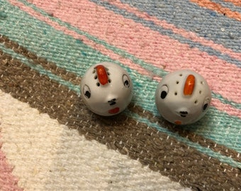 Vintage 1960's Fish Design Salt & Pepper Shaker Set