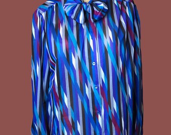 Rainbow Striped Blouse