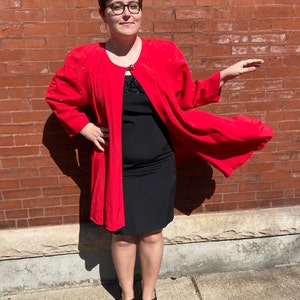 Rising Star Red Studded Light Jacket