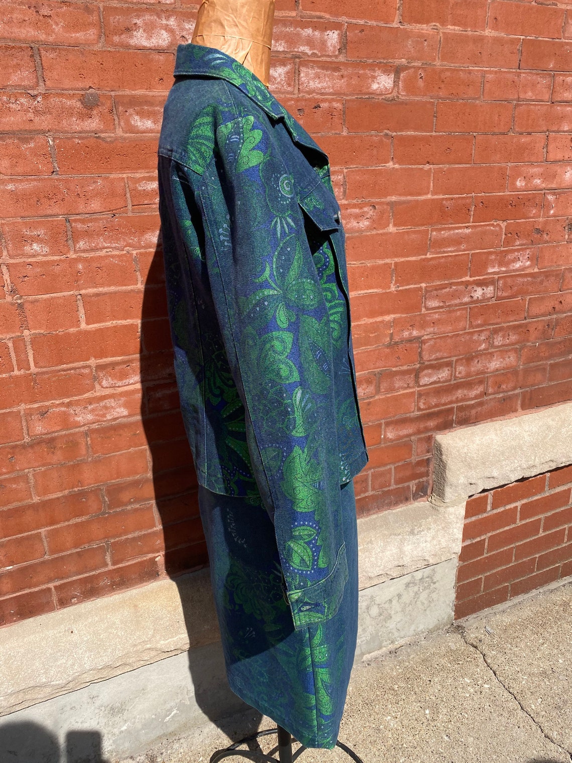blue in green denim