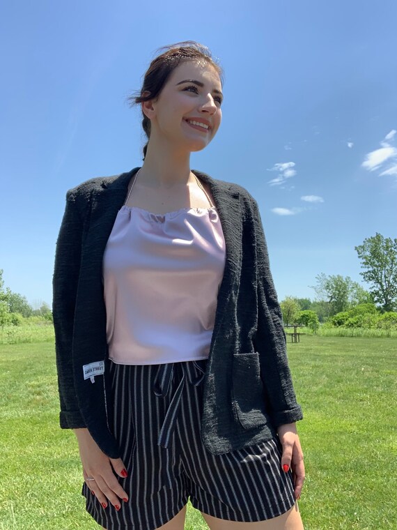 Retro Black Jacket - image 2