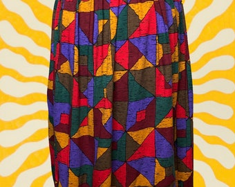 Geometric Triangles Skirt