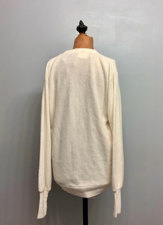 White Knit Cardigan - image 2