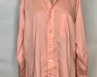 Coral Button Down