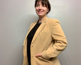 Tan Corduroy Blazer