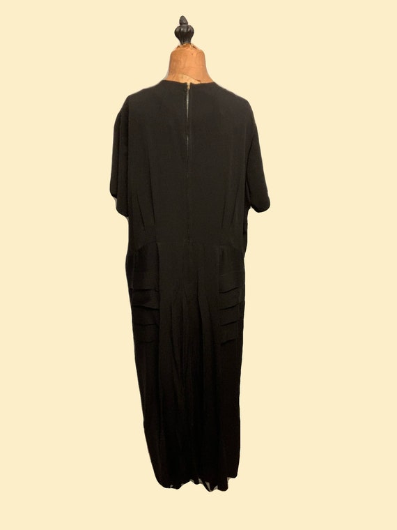 Vintage Maxi Black Dress - image 4