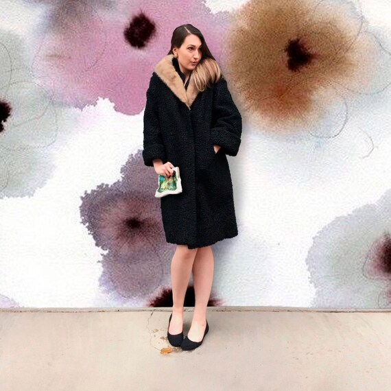 real fur collar coat