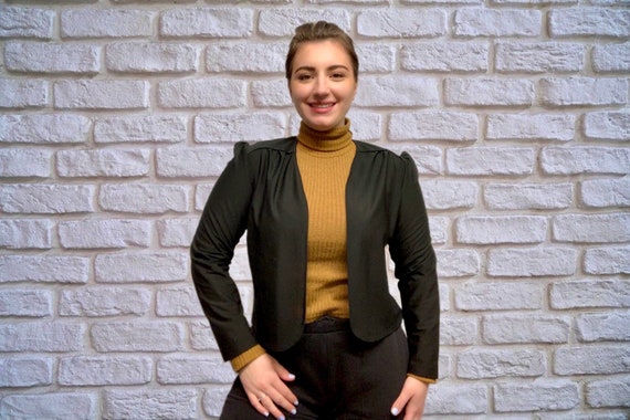 Translucent Black Blazer - image 2