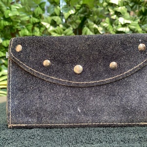 Black Suede Wallet image 1