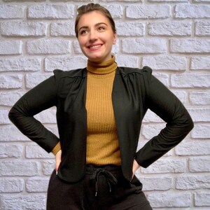 Translucent Black Blazer