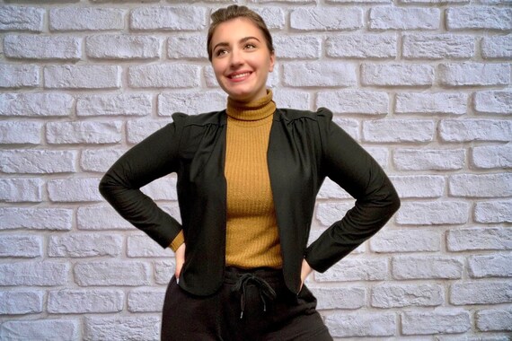 Translucent Black Blazer - image 1