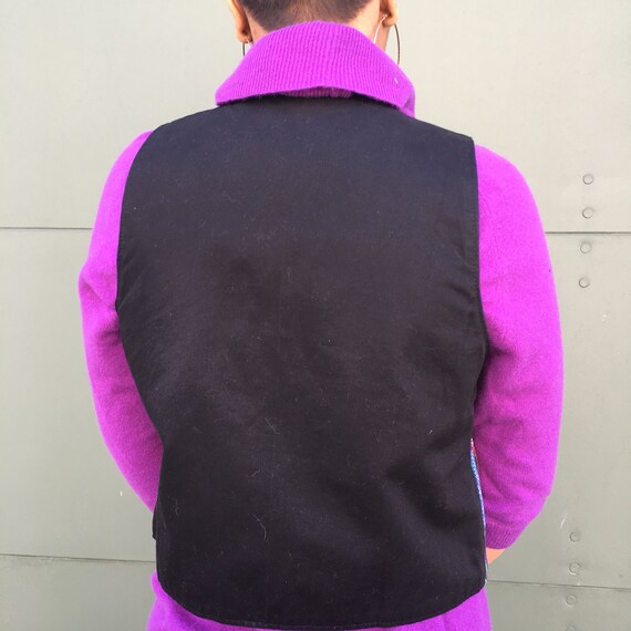 Vintage 1990's Aztec Print Multicolored Vest - image 4