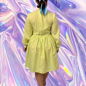 Yellow Striped Dress imagem 3