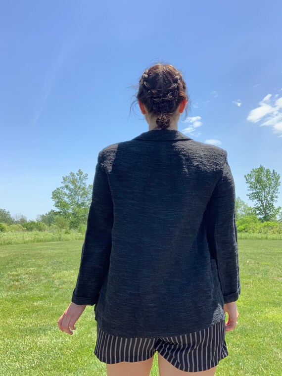 Retro Black Jacket - image 3