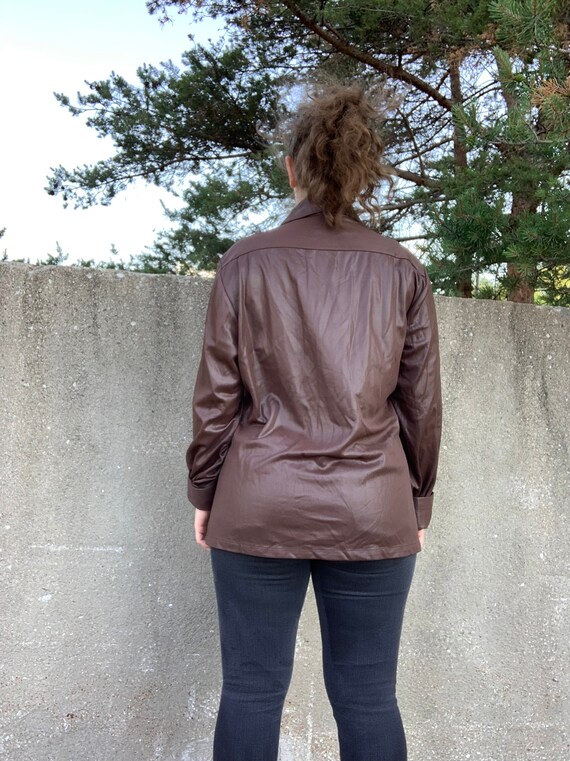 Brown Button Down - image 3