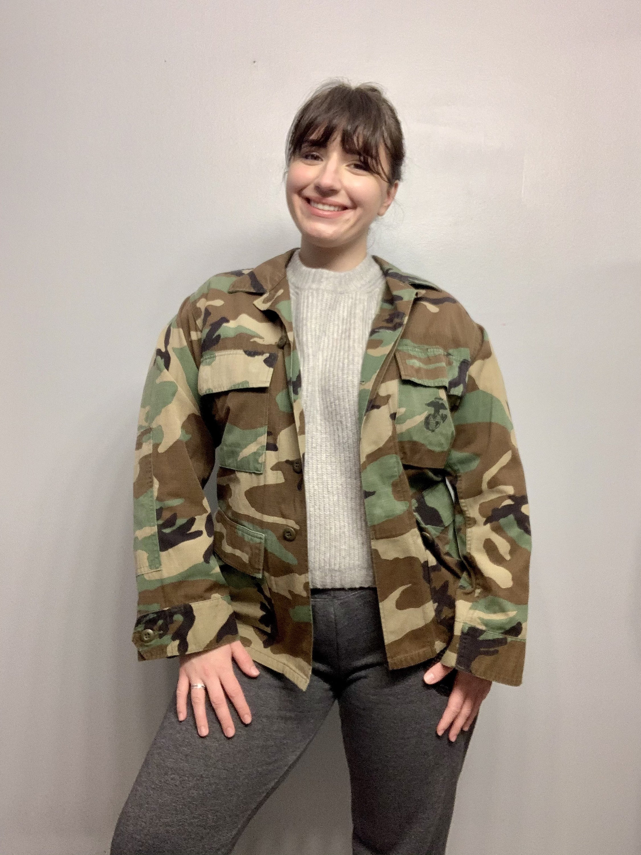 Green camo hotsell jacket