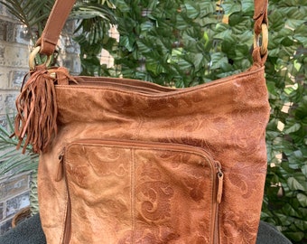 Brown Leather Crossbody