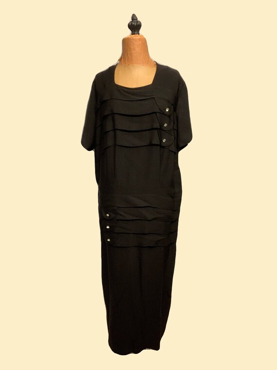 Vintage Maxi Black Dress - image 5