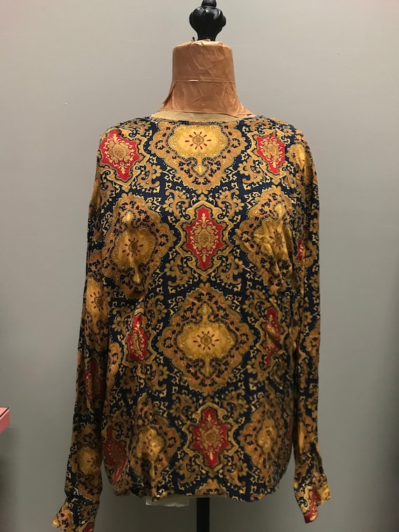 Vintage Rena Rowan for Saville Long Sleeve Shirt