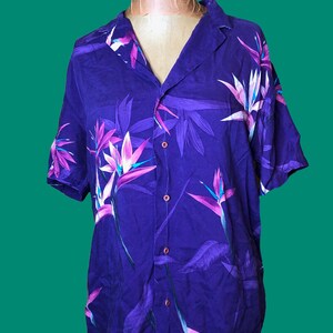 Purple Floral Blouse image 1