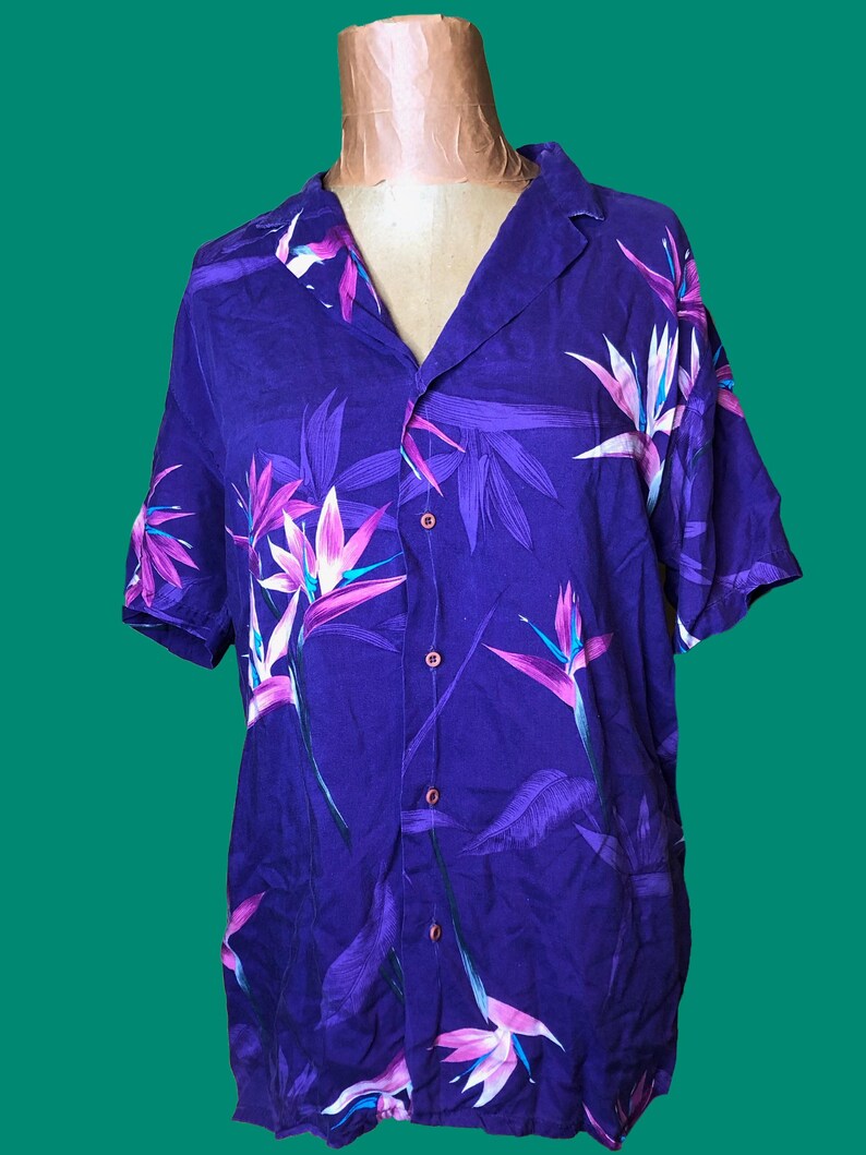 Purple Floral Blouse image 1