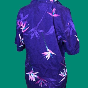 Purple Floral Blouse image 2