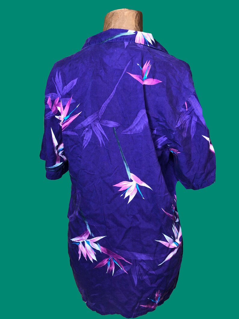 Purple Floral Blouse image 2