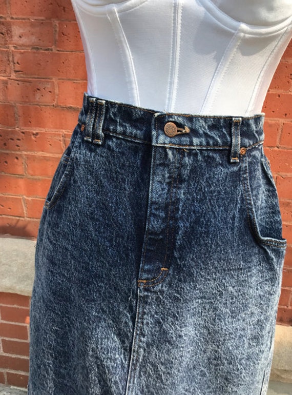 Vintage Lee Denim Skirt - image 2