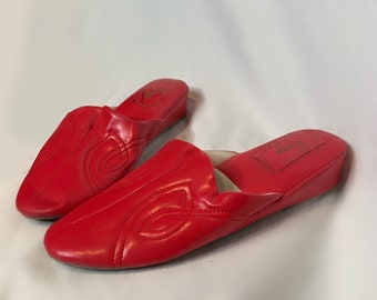 Vintage Red Slippers