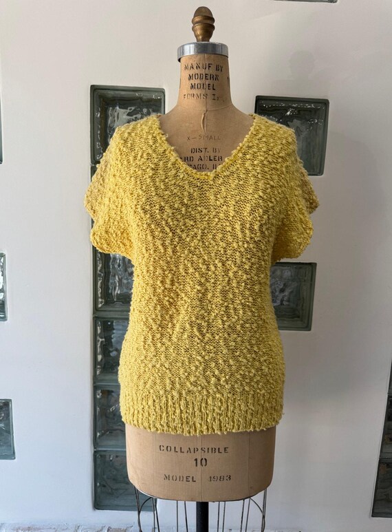 Compositions Yellow Knit Blouse
