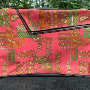 Pink Paisley Suitcase image 1