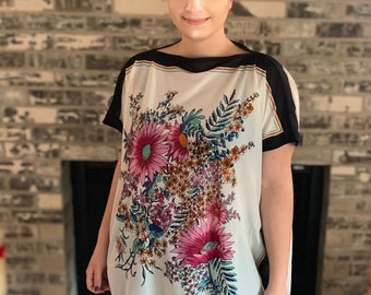 Floral Square Shaped blouse
