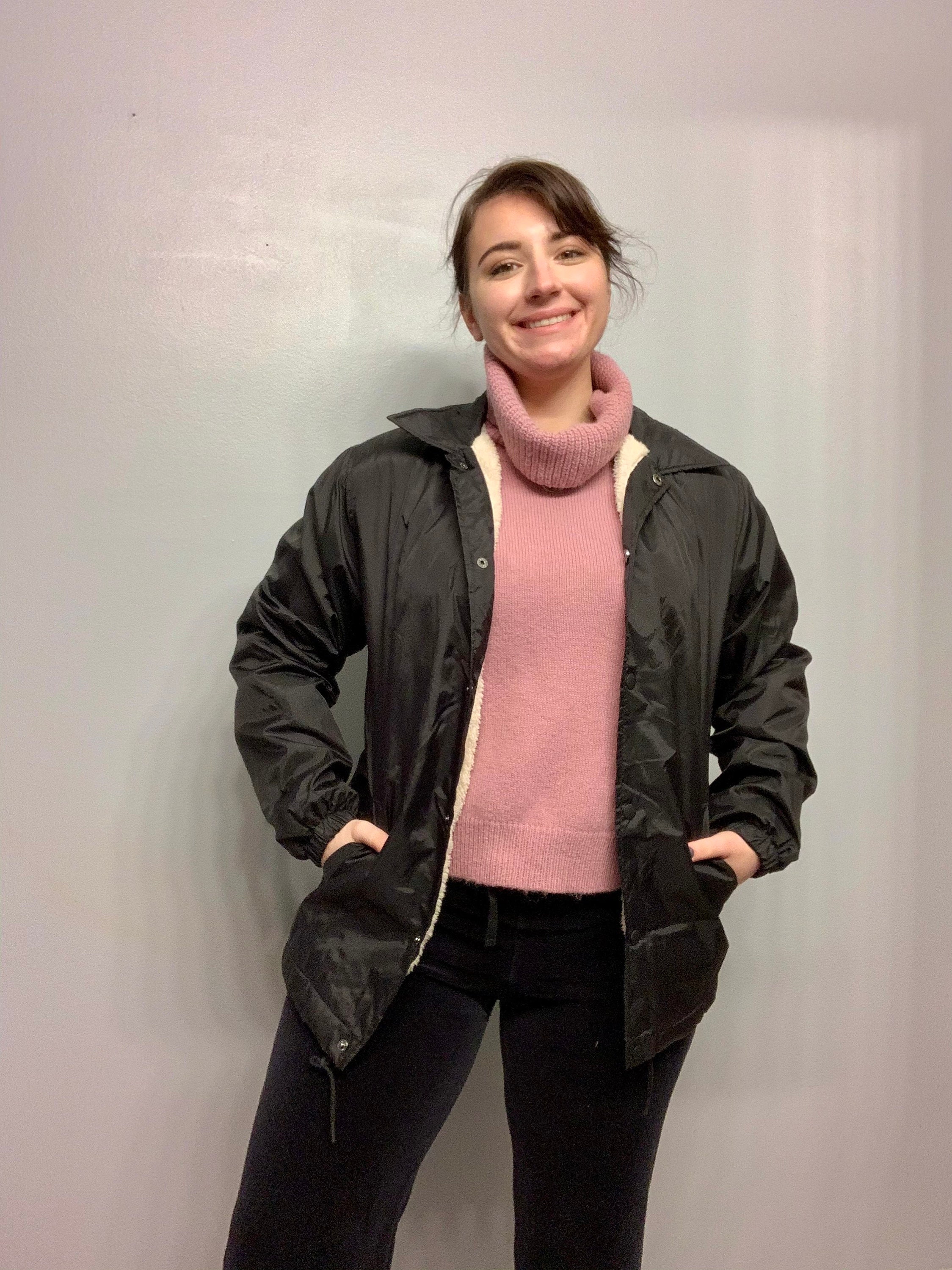 Black Windbreaker - Etsy