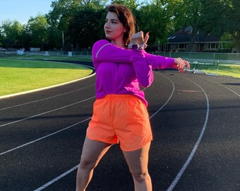 Neon Orange Shorts