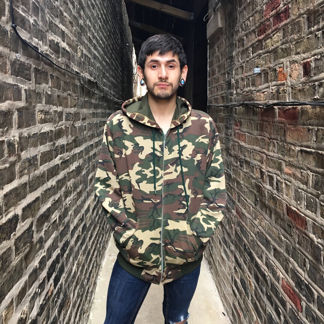 トップス TTTMSW Camouflage pullover knit (GREEN) Flecktarn Camo Knit Pullover Sweater - Liberty Maniacs