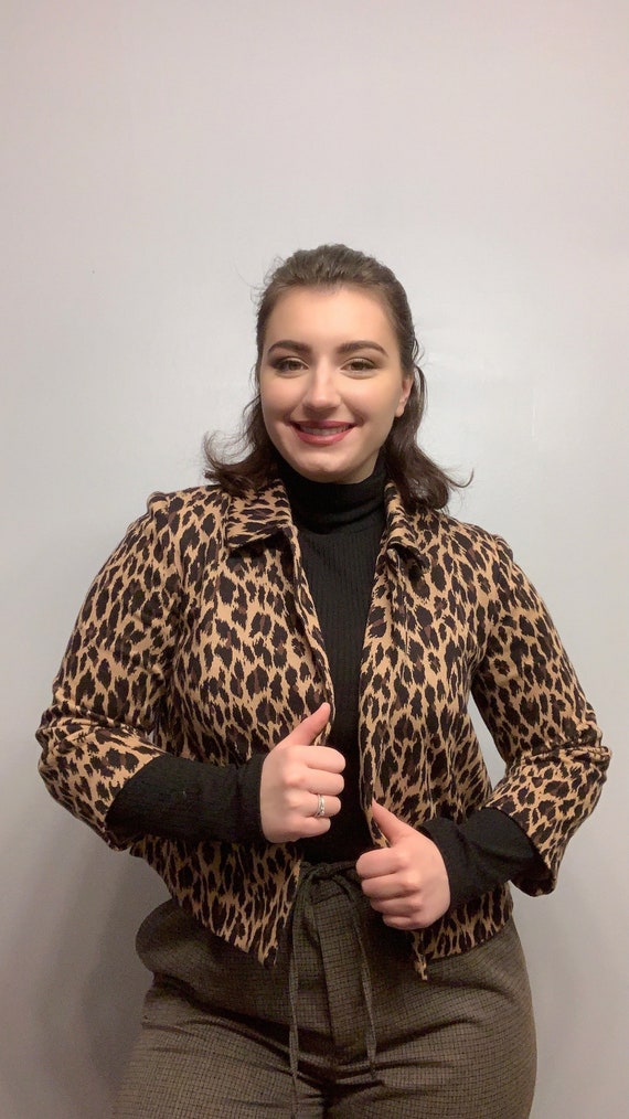 Leopard Print Jacket - Gem