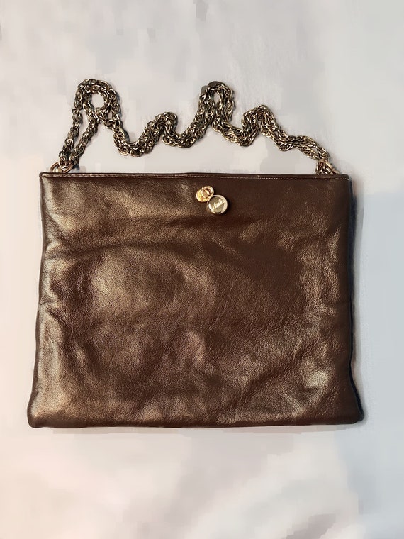 Vintage Andé Brown Leather Purse - image 2