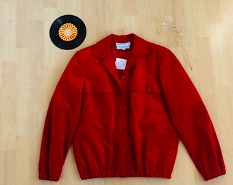 Vintage Suede Red Jacket