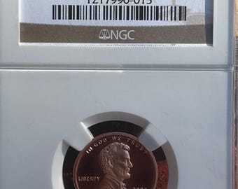 2003 S Lincoln Cent NGC Graded Proof 69 Red Ultra Cameo. Brilliant Penny!