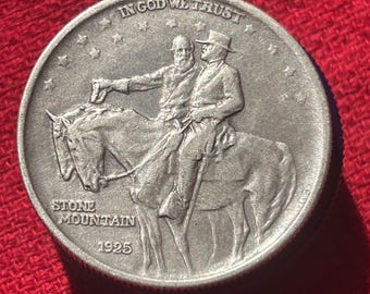 1/2 Dollaro 1925 - Memoriale Di Stone Mountain, USA - Foto 9