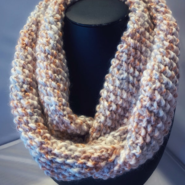 Infinity Scarf,Cowl Scarf,Hand Knit,Baby Alpaca Scarf,Circle Scarf,Loop Scarf,Alpaca scarf,handknit scarf,womans gift,Eternity Scarf