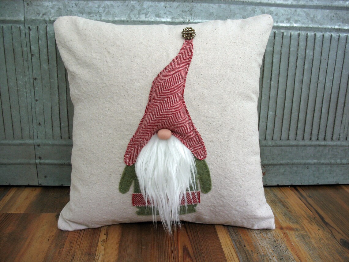 Christmas gnome pillow Etsy