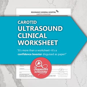 Hoja de trabajo clínica de ecografía carotídea: herramienta práctica y didáctica para la ecografía