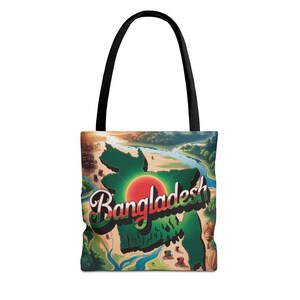 Bangladesh Tragetasche - umweltfreundlicher Schick, Reisebegleiter, Geschenkidee, Sommervibes, tägliche Essentials