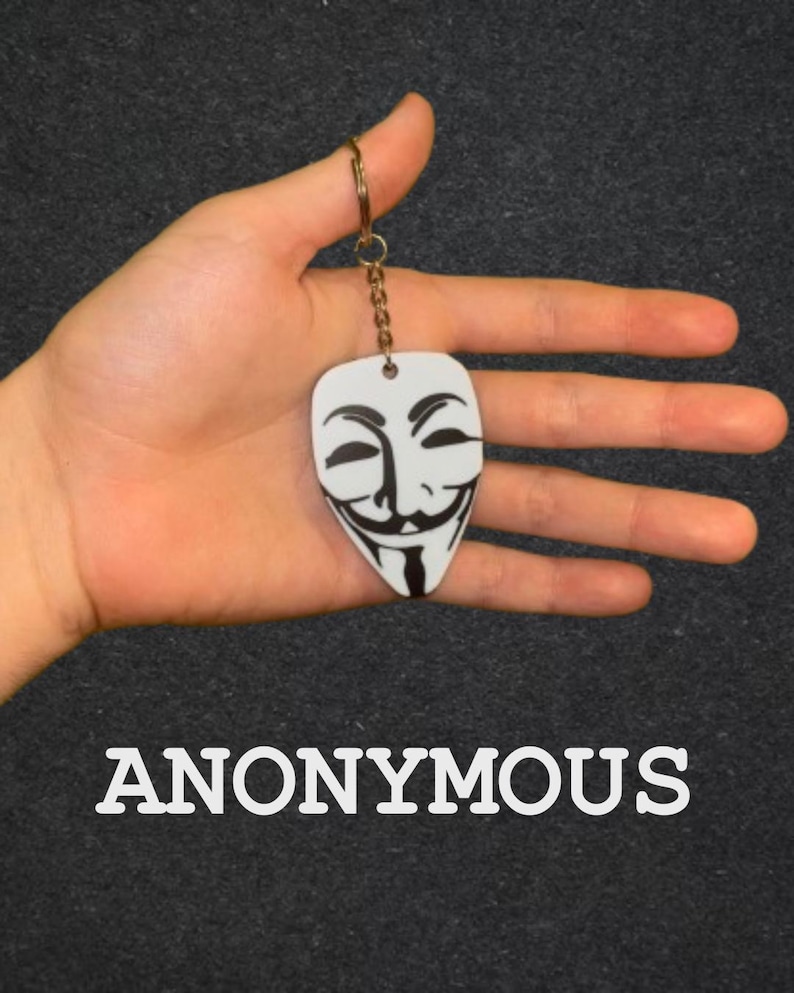 Portachiavi Anonymous con NFC