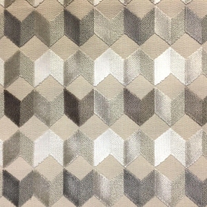 Kravet Geometric Cut Velvet Upholstery Fabric 33637-1611 By The Yard