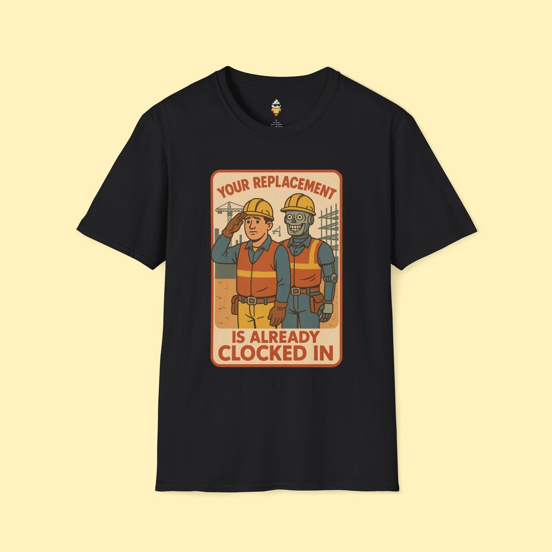 Your Replacement is Clocked in T-shirt - Etsy