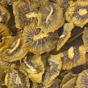 Dehydrated Kiwi Slices | Dried Exotic Fruit for Cocktails, Teas, Baking, Crafts & Gifting | Natural Kiwi Garnish | No Sugar Added. 100g