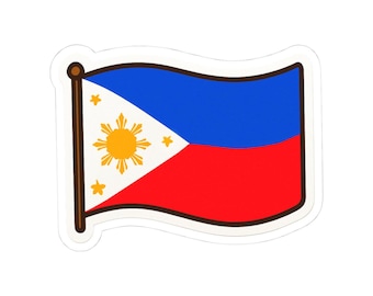Flag Kiss-Cut Stickers - Philippines Flag Sticker