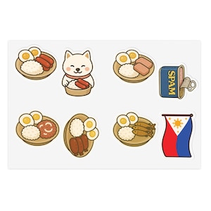 Sticker Sheets - Cute Filipino Silog Stickers